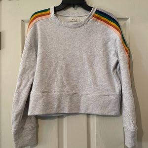 Madewell Rainbow drop sweatshirt